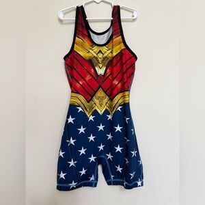 Tri Titans Warrior Princess Womens Wrestling Singlet Youth XL